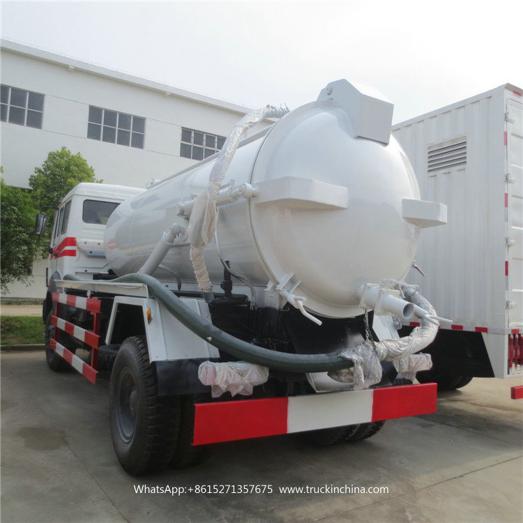 Beiben 1627 Vacuum Sewage Suction Tanker Truck 10000 L