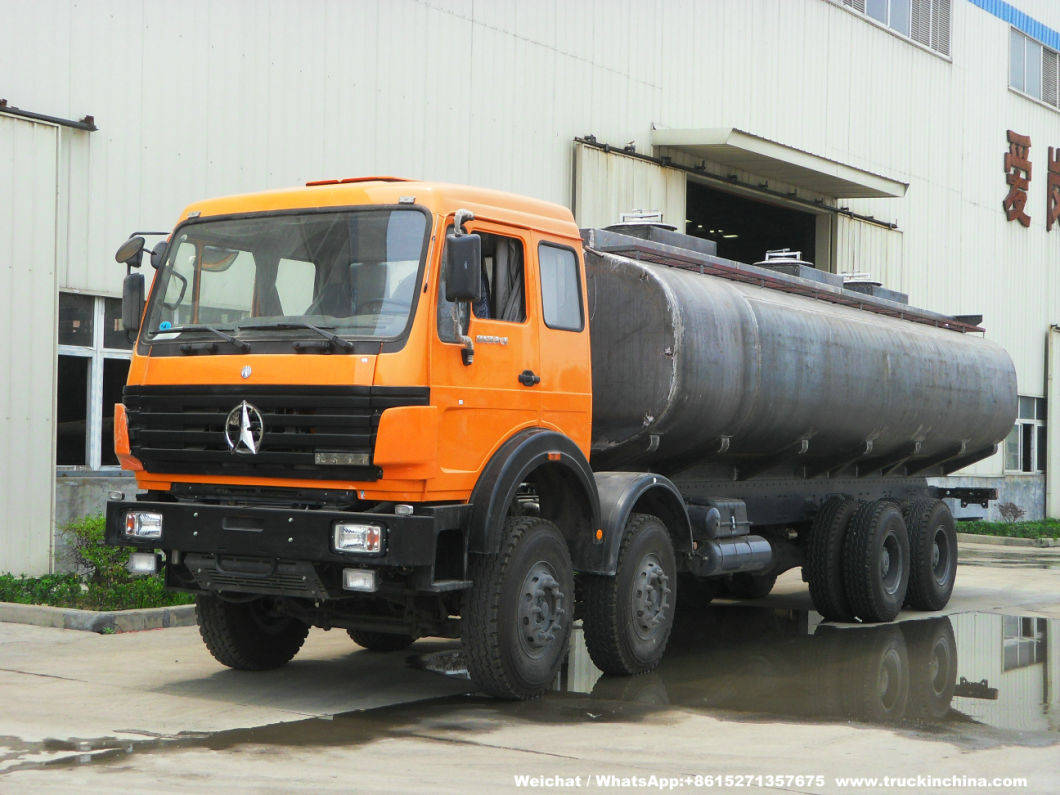 North Benz Tanker 33000 Liters Fuel Oil Tank Truck (8X4 Mobile Refueling Tanker)