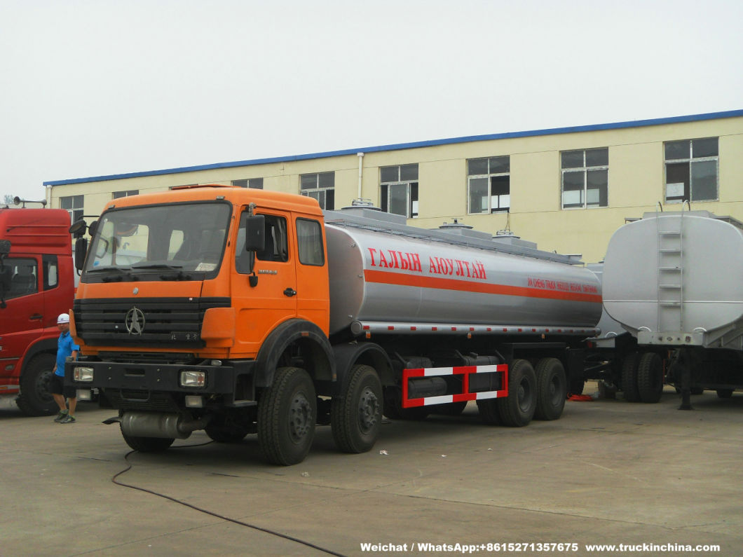 North Benz Tanker 33000 Liters Fuel Oil Tank Truck (8X4 Mobile Refueling Tanker)