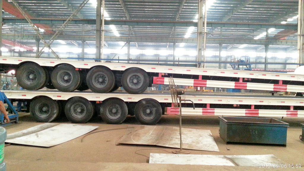 4 Axles Heavy Duty Lowboy (Low Bed) Trailer (Flatbed 11M -16M) 100ton
