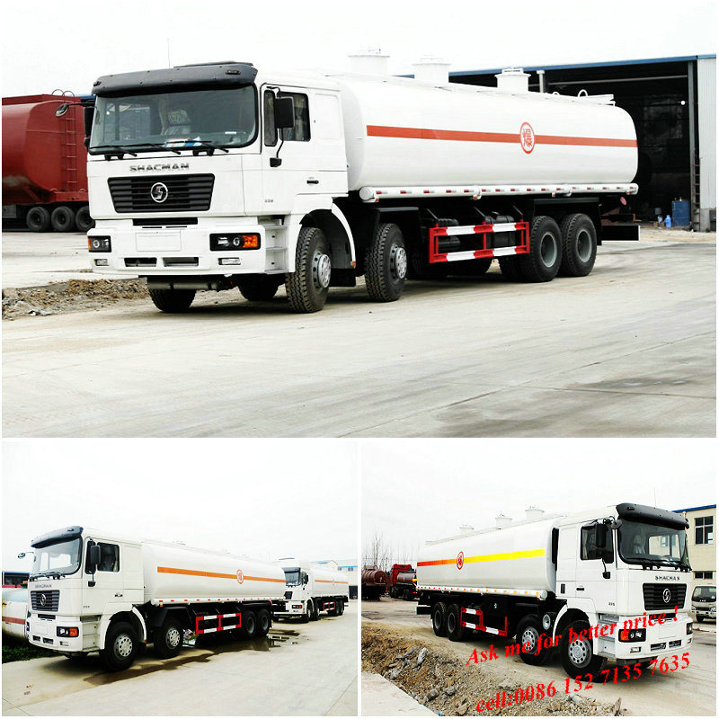 Shacman (4X2, 6X4, 8X4 F2000 F3000 X3000 Oil Bowser) off Road Fuel Tanker Truck for 25m3 -35m3 Oil Diesel, Gasoline