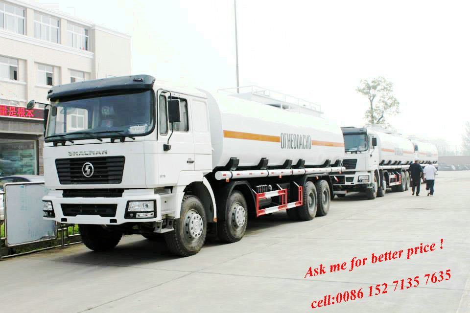 Shacman (4X2, 6X4, 8X4 F2000 F3000 X3000 Oil Bowser) off Road Fuel Tanker Truck for 25m3 -35m3 Oil Diesel, Gasoline