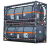 20FT Corrosive Class 8 ISO Tank Containers 20KL for UN 1830 Sulfuric Acid 17% -93% Q235B+PE