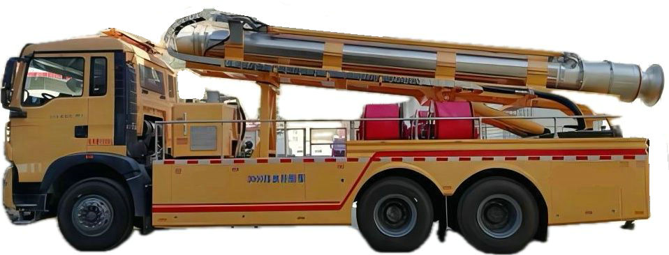 HOWO Vertical Pump Water Supply Drainage Rescue Truck 4000m3/h 