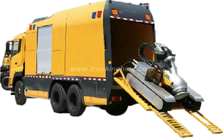 Custom DFAC Drainage Water Rescue Truck 3000m3/h 