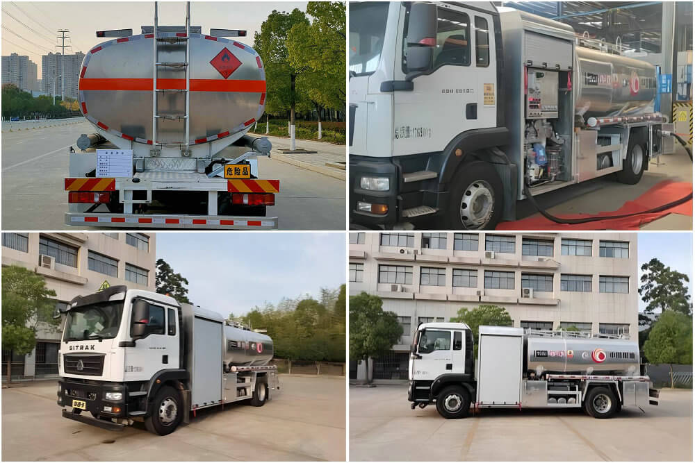 SITRAK aviation fuel tanker refuelling aircraft Vehicle (3)