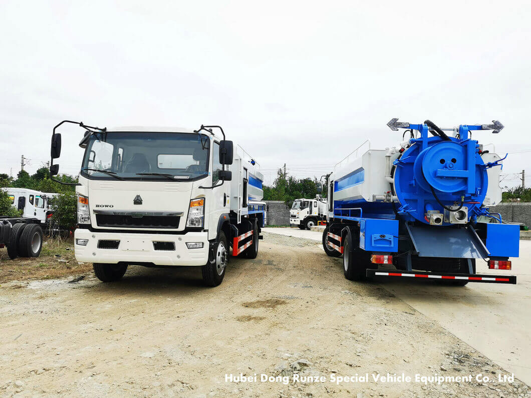 HOWO Vacuum sewer jetting Tanker trucks_0017