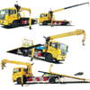 King Run Tilt Tray Rollback Flatbed Tow Truck with 8ton Recovery Hydraulic Winch 8ton Crane 