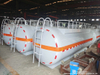 HF Hydrofluoric Acid Loading Transport Tank for Truck Lorry Mounted 15MT-20MT ( Steel Lined PE Tanker)