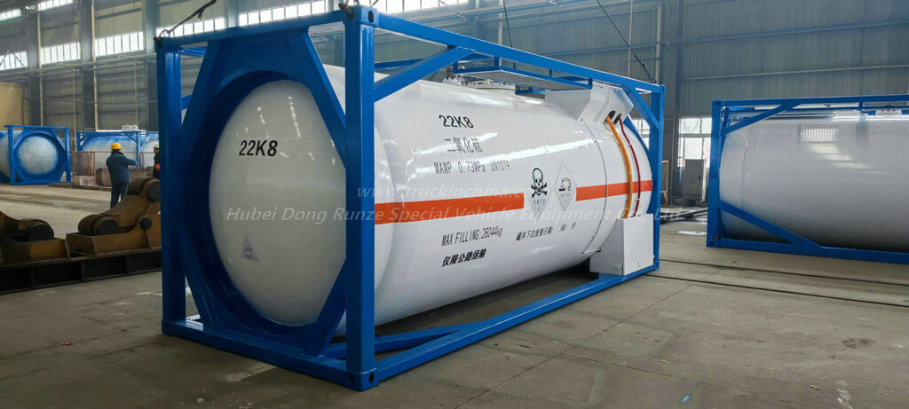 20FT ISO Tank Container for sulfur dioxide SO2 (6)