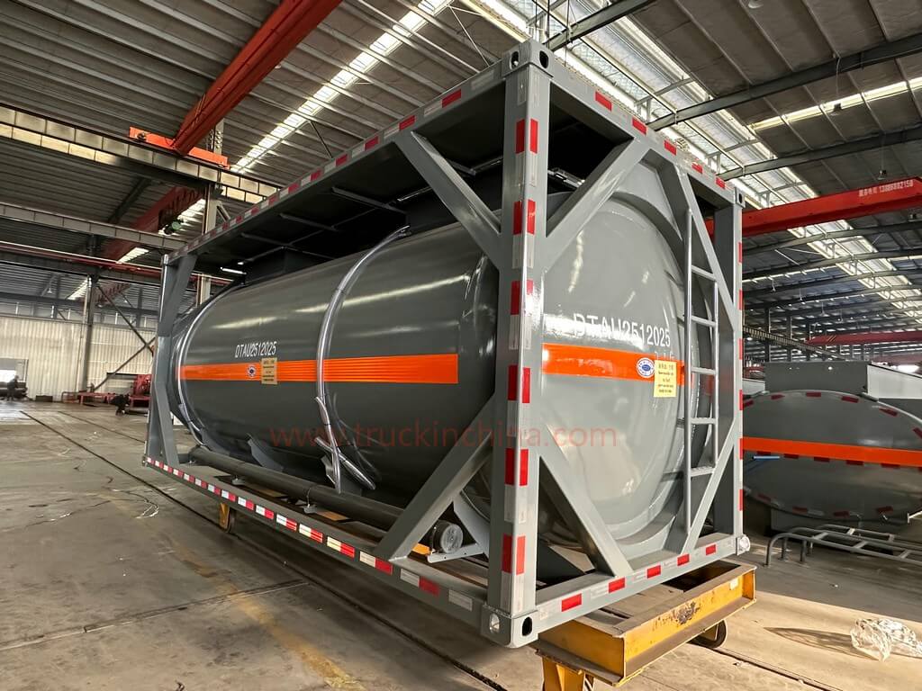 T14 PE Lined ISO Tank Container for Hydrogen Peroxide (H₂O₂) HCL,KOH Potassium Hydroxide (46)