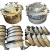 SS304, SS316L Stainless Steel Manhole Cover for Sulfuric Acid Tank, Dust Tank, Chemical Tanker Truck