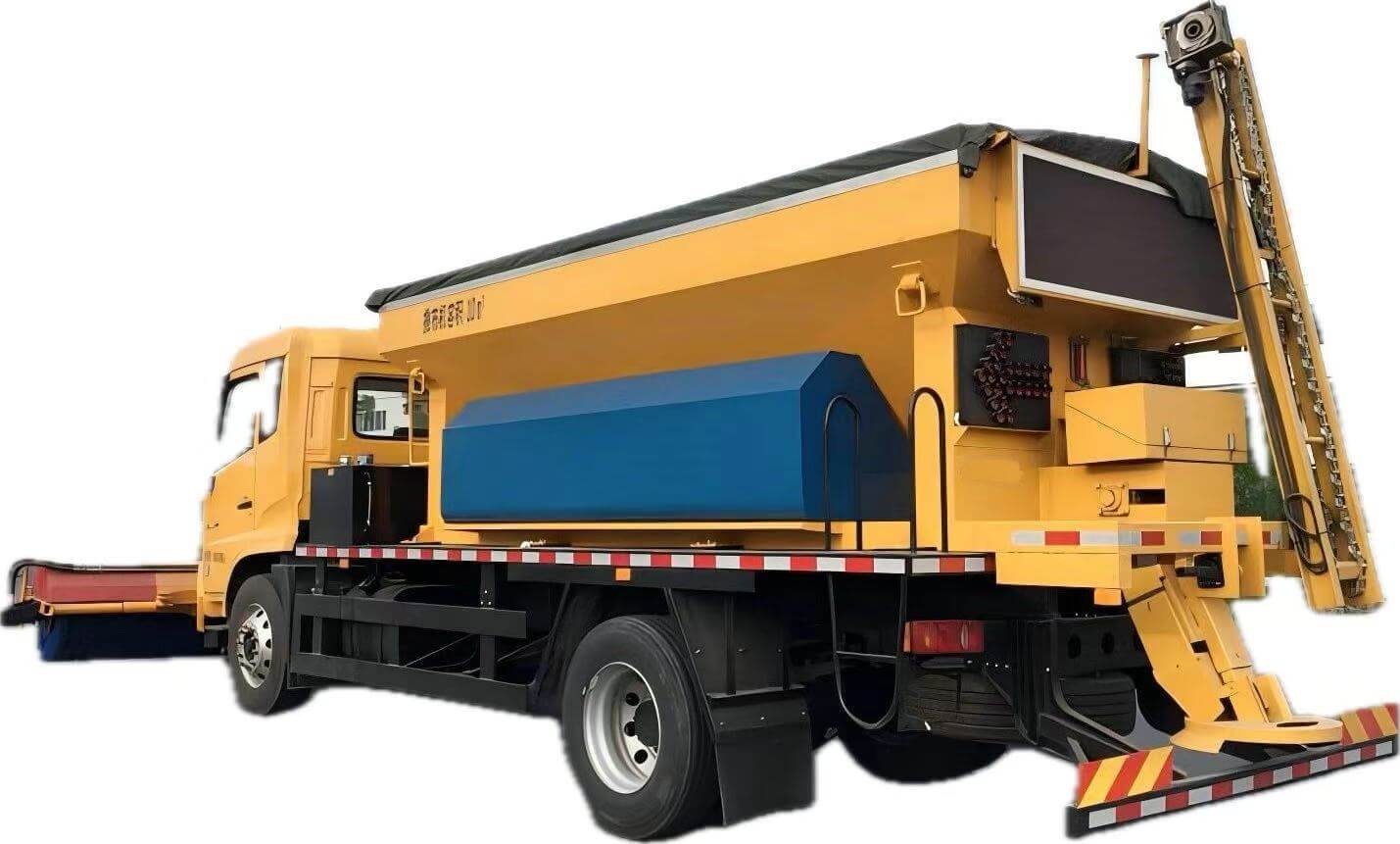Customize Multi-Functional Dongfeng Snow Sweeper Truck With Snow-Melting Agent Dispenser