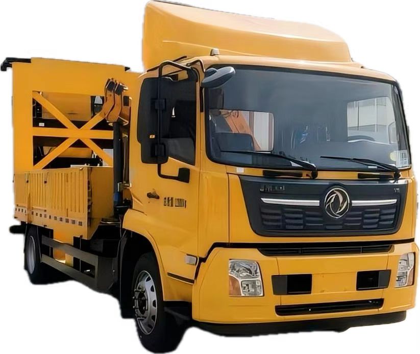  Customize Dongfeng Truck Mounted 3 T Hoist Crane & Attenuator TMA 