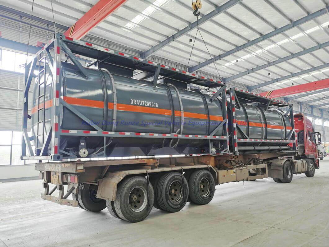 lined PE HCL Acid ISO Tank Container 20ft (7)