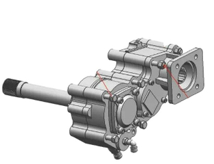  DT1420/DT1422/DT1425 Dongfeng Transmission Power Take-off 4205010-TV311 4205010-TV312