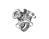Sdq50/74, Sdq50/69, Sdq50/45 Pto for Foton Aumark, Oling Water / Fuel Tanker Truck ( for Gearbox LC6t46 /A2q25, LC6t450mt, Wlyz6s46, Wly6s46, LC5t400m1