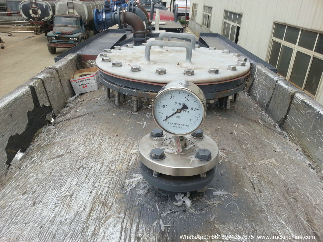 3 Axles Ammonium Hydroxide Tanker Trailer (Steel Tank Lined PE For Ammonia Water, Hydrochloride Acid, Pickling Waste Water, Chemical Liquid 8000USG -10000USG)