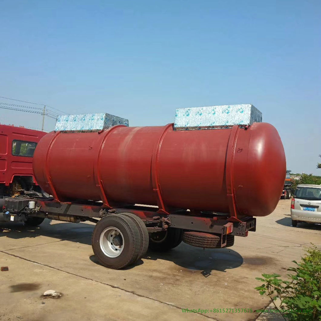 Customsing VAC Acid Sewage Tanker Tank Body- Lined PE for Liquid Chemical Wast 4m3-22m3 (1000USG-6000USG)