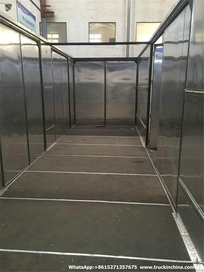 Customizing 3 Axles Insulated Van Explosion-Proof Blasting Goods (Explosive Detonator, Blasting Cap) Transport Trailer