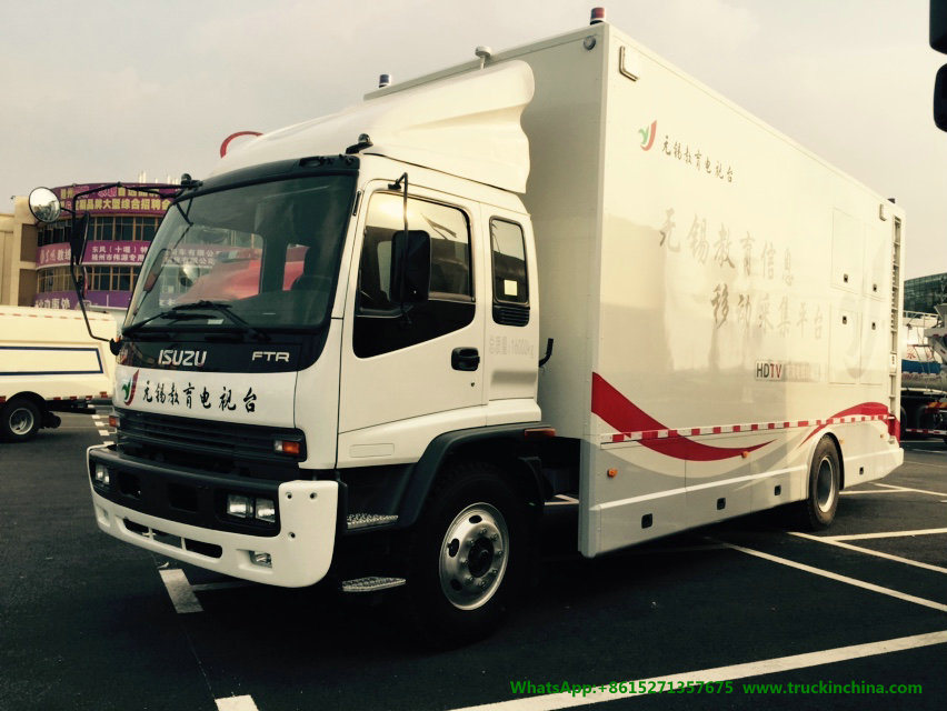 Isuzu HD Ob Van (4 HD HDTV Outdoor Broadcasting OB Van For TV Studio)