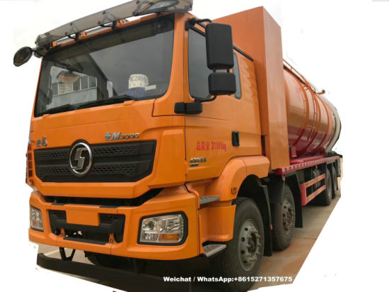 Shacman H3000 Jet VAC Tankers Supersucker Combined Vacuum Jetting Tanker Trucks (Vacuum Jetting Flushing combination truck)