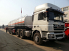 Tri Axles Trailer Tanker with Insulation Layer for Heat Bitumen, Liquid Asphalt, Coal Tar Oil, Crude Oil Transport Tank Capacity 30, 000L-45, 000liters 12wheels