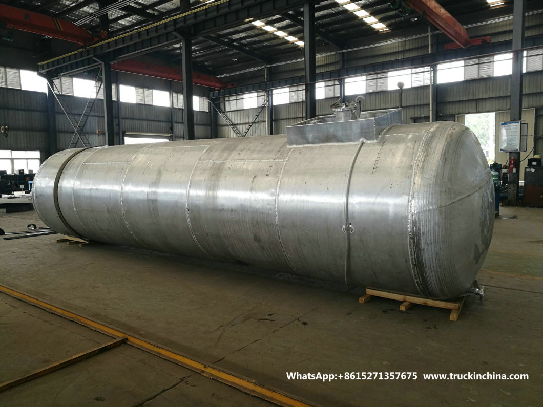 Nitric Acid Tanker Trailer Used for Transporting Nitric Acid Acetic Acid (Made Of Pure Aluminum, 2-3 Axles Road Tanker)