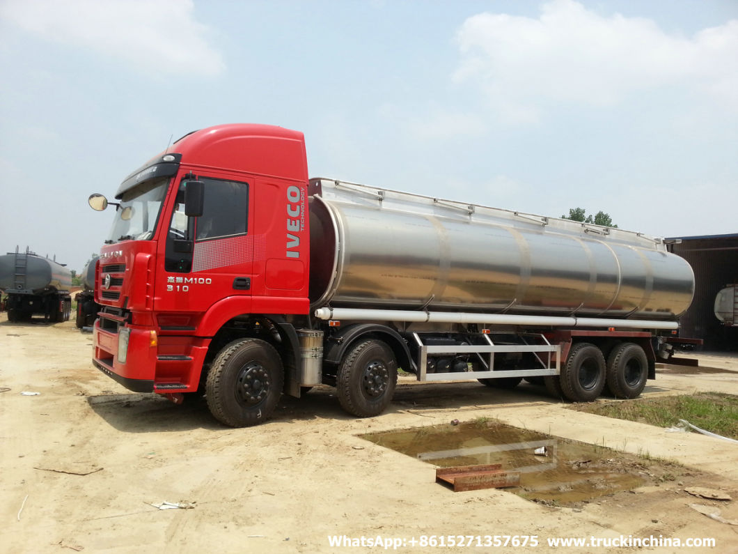 Dongfeng 12 Wheels Aluminum Alloy Fuel Tanker (8X4 Jet Oil Refueling Bowser 30cbm Diesel Delivery Refueling Truck)