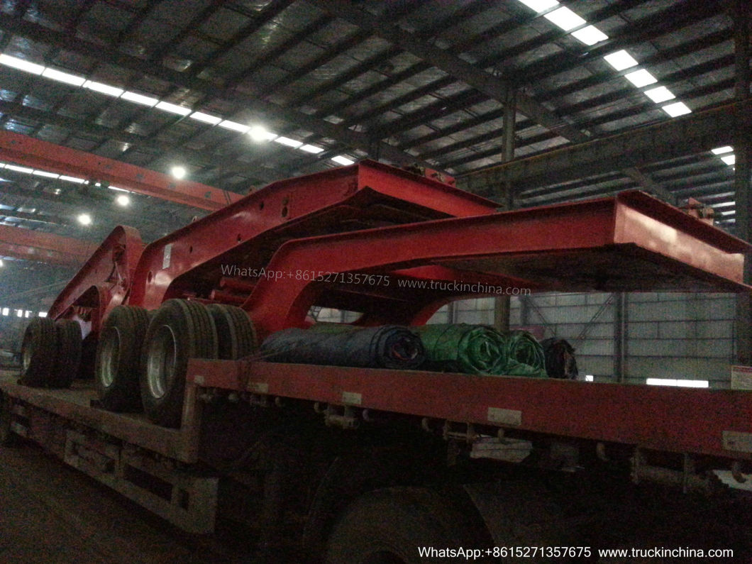 Detachable Gooseneck Dolly Trailers 1-2 Axles for Heavy Duty Overload Lowboy