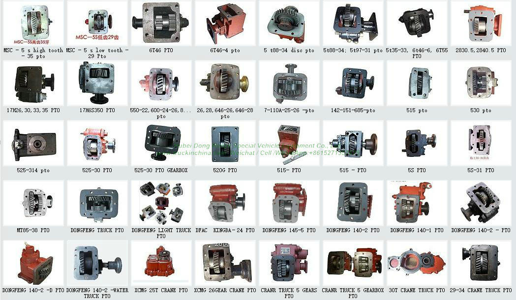 Fast Power Take-off (PTO) for Hydraulic Gear Pump Crane (Oil Pump, Fuel Pump Tanker Bowser Special Vehicle Gearbox PTO)