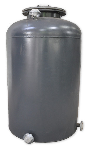 1000L Vertical Flat Bottom Steel Lined Plastic LLDPE Tank for Storage HCl (max 35%) , Naoh (max 50%) , Naclo (max 10%)