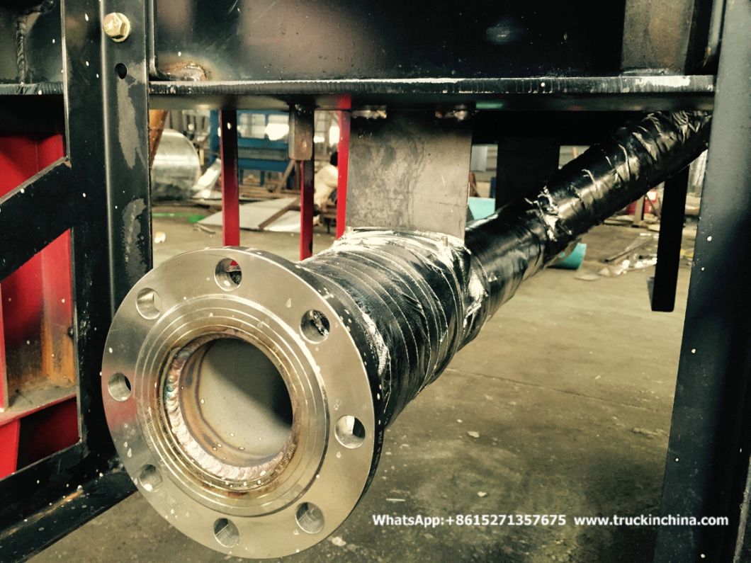 Isolated Tanker Trailer for Carrying Asphalt in Hot Emulsion Molten Sulfur (3 BPW Axles)