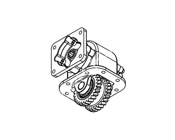 Dongfeng Truck Part Pto Sdq24/69 Sdq24/71, Sdq24/70, Sdq24/69-1 for Water / Fuel Tanker Truck (Gearbox Power Take-off Transmission)