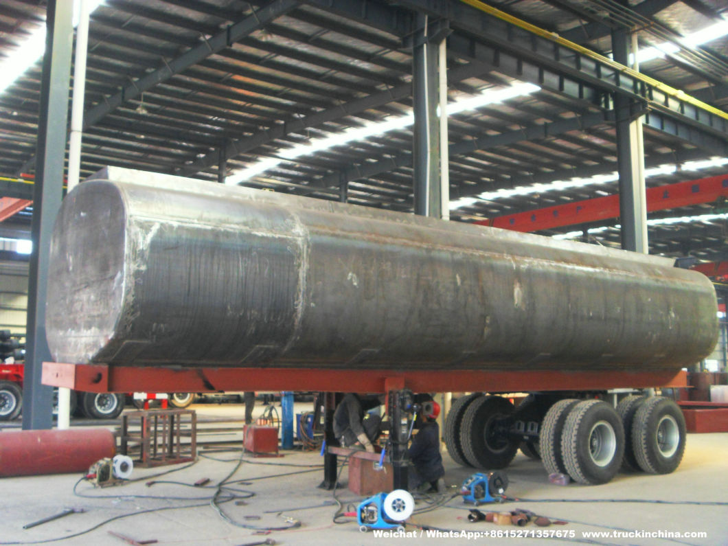Customizing 32t -60t Dual Two Axle Bogie Axle Oil Tanker Trailers 28000-60000liters (Diesel Fuel, Crude Oil, Petrol, Palm Oil) Angole Saudi Market