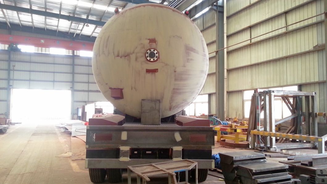3 Axles Heavy Duty LPG Gas Tanker Semi Trailer 59cbm (Liquefied Petroleum Gas Propane, Isobutane, Dimethyl Ether)