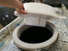 HCl Acid Tank Manhole Cover Full PE (Thread Cap PE Lid Vortex Screw Structure 580mm Lid with Flange)
