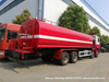 Shacman 12 Wheels Water Tanker Fire Truck 30t Bowser Tank with Fire Pump