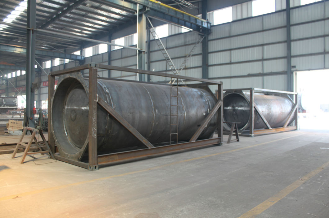 20FT ISO Tank Container for Liquid Calcium Carbonate Slurry, Wast Water, Diesel, Chemcial