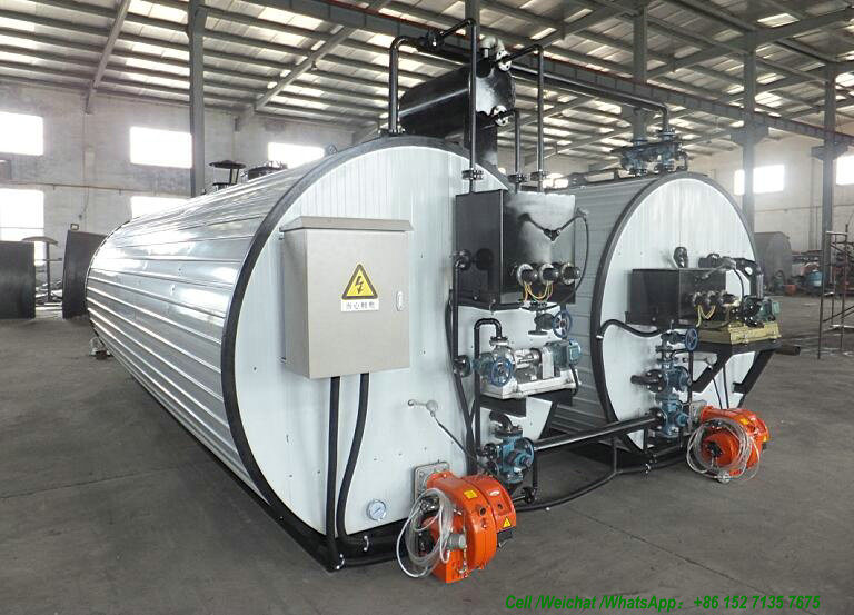 Oil Fired Heats Asphalt Tank, Bitumen Tank (Storage Capacity 34CBM-100CBM Skid with 2 Burners for Hot Liquid Asphalt)