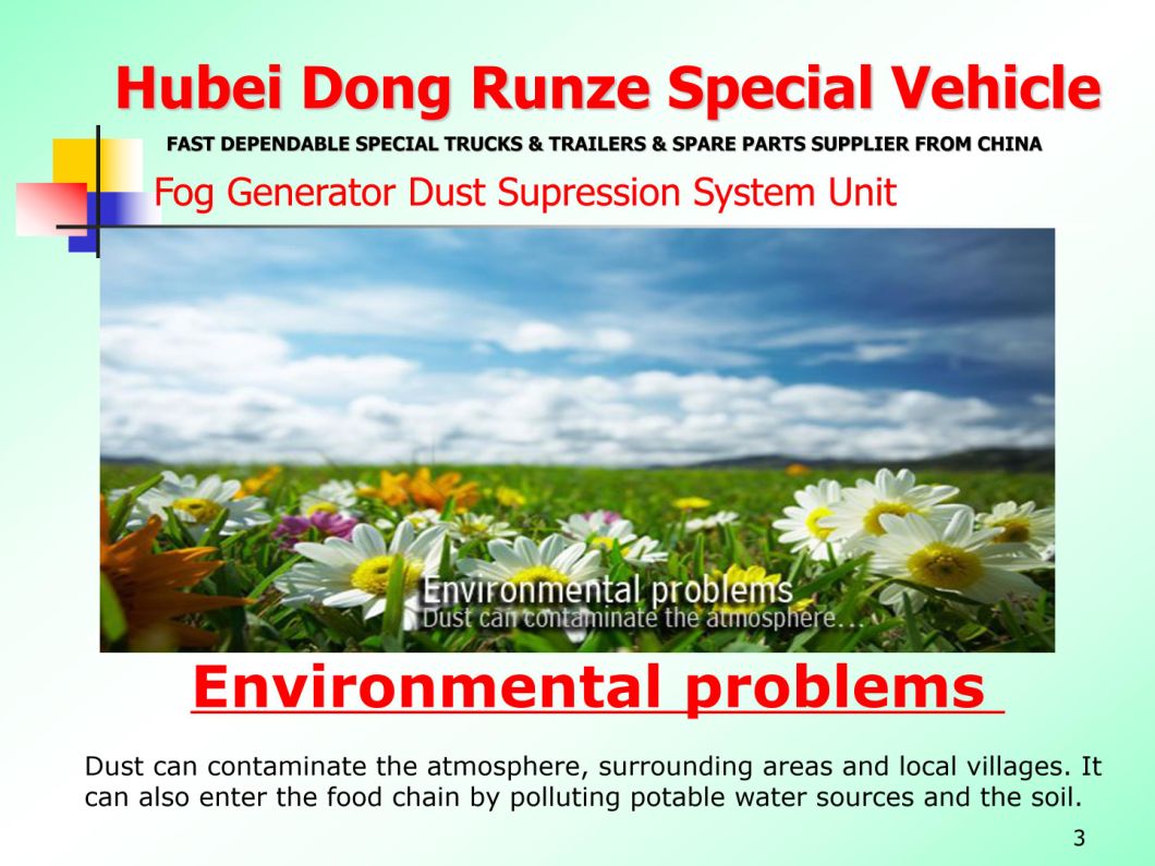 Customizing Fog Generator Dolly Trailer (Dust Supression Trailer System with Water Tank Spray Fine Mist 80m-150m)