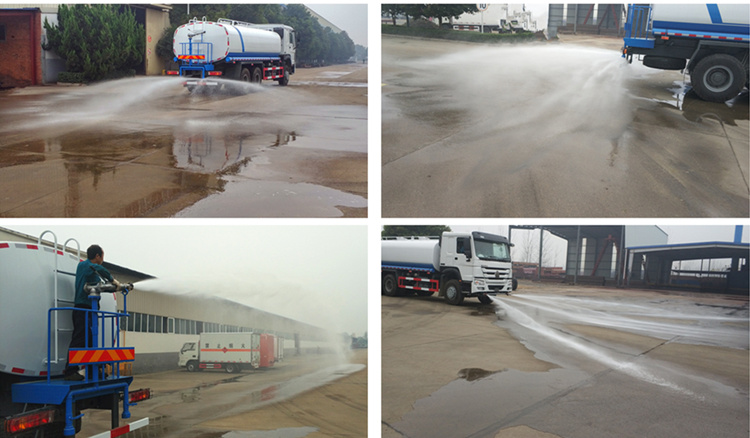 Sinotruck HOWO 6X4 Water Tank Bowser Truck Capacity 15 Tons 18 Tons 20 Tons Water Sprinkler Truck (336HP 371HP 15000L 18000L 20000L)