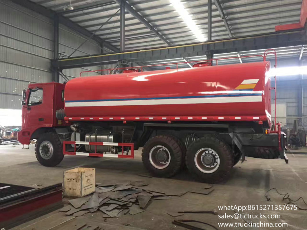 HOWO Mining Anti Dust Water Tanker Truck 35- 40m3 (Offroad Water Bowser with Fire Pump Water Fire Cannon)