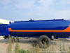 Mobile Bitumen Truck Tanker Upper Body (9m3 Hot Asphalt Tank Insulation 80mm RockWool, Wraped Stainless Steel With Baltur Diesel Oil Burner Generator)