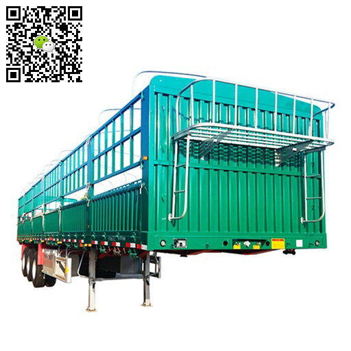 Customized 3axles Livestock Cargo Transport Trailer 40t-60t