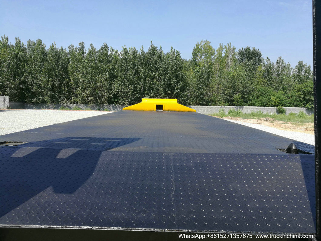 4 Axle 2 Line Low Bed Trailer Payload 80tons
