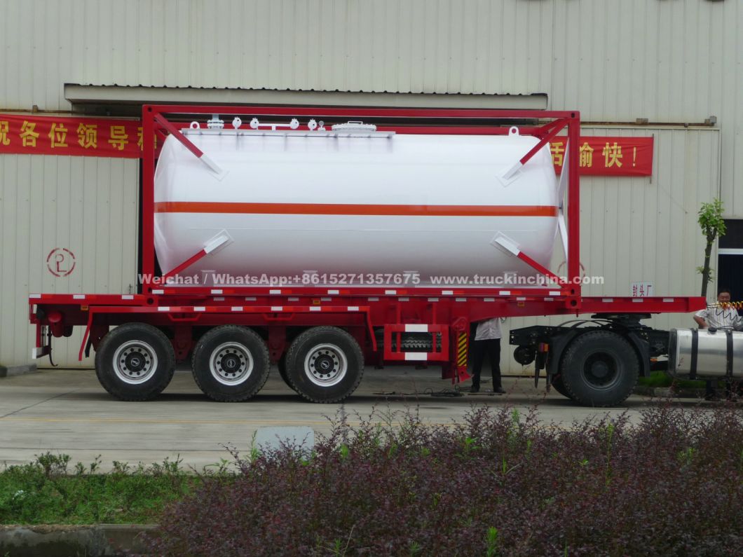 Sihcl3, Ticl4, Sicl4, Pcl3, Nacn 20FT ISO Tank Container Class 3 Toxic Chemical Storage Pressure Vessel