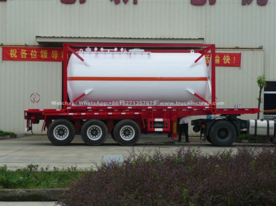 Sihcl3, Ticl4, Sicl4, Pcl3, Nacn 20FT ISO Tank Container Class 3 Toxic Chemical Storage Pressure Vessel