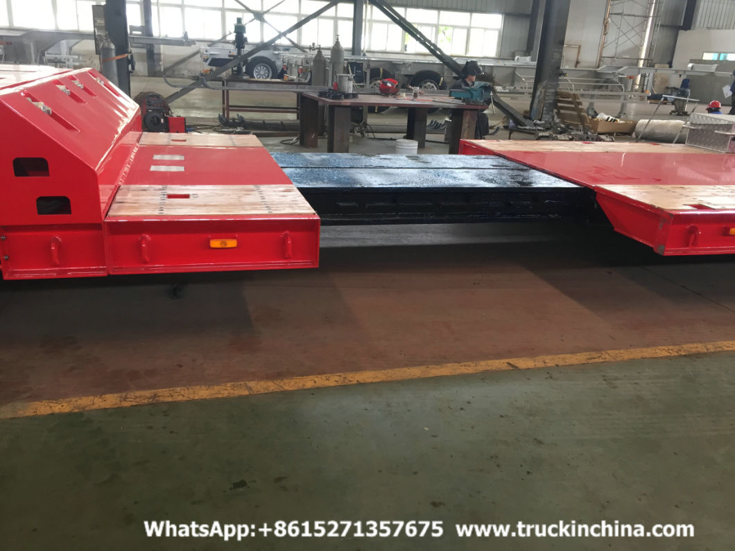 Multi Functional Gooseneck Hydraulic Combined Lowbed Trailer (Multi Axle Steering Axle Lowboy Trailer)