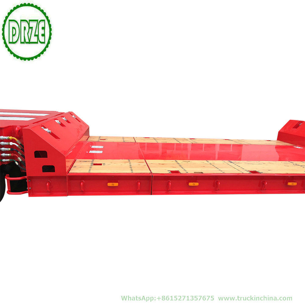 Multi Functional Gooseneck Hydraulic Combined Lowbed Trailer (Multi Axle Steering Axle Lowboy Trailer)